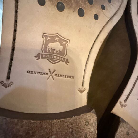 H.S. Trask suede brown loafers boat shoes size 10 - Picture 7 of 11